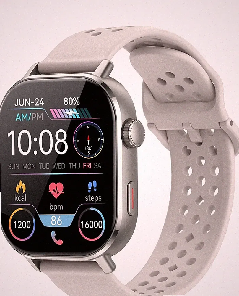 Smartwatch für Damen Herren 178+ Sportmodi 2.06''AMOLED-Display Fitnessuhr