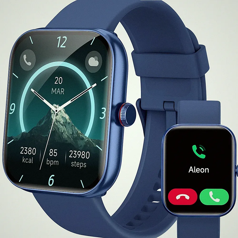 Smartwatch für Damen Herren, Smartwatch für iPhone Android Bluetooth Antwort/Ka...
