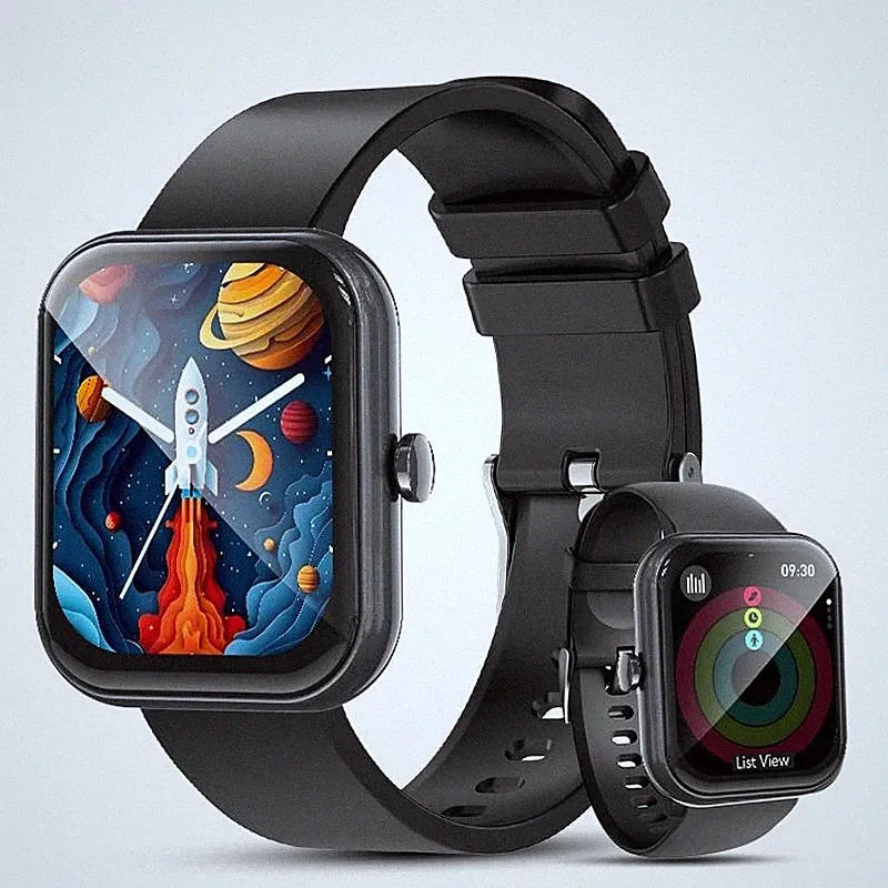 Smartwatch für Damen und Herren, 1,87 HD Bildschirm, BluetoothAnrufe, 100+ Sp...
