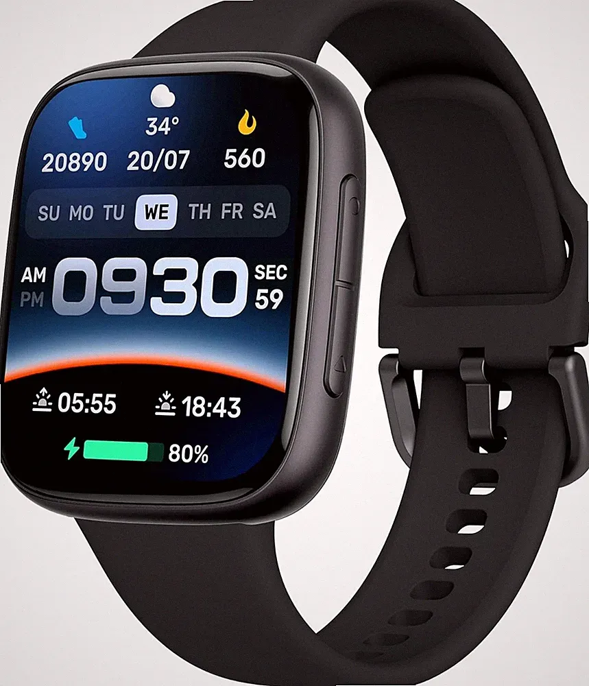 Smartwatch für Herren Damen AMOLED 3ATM 100 Sportarten 1,2 Z