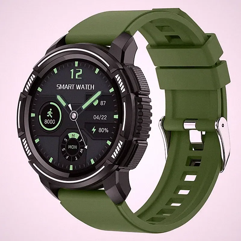 Smartwatch für Herren und Damen, 1,28 Zoll, 5 ATM, Sportuhr, 24 Sportmodi, wa...