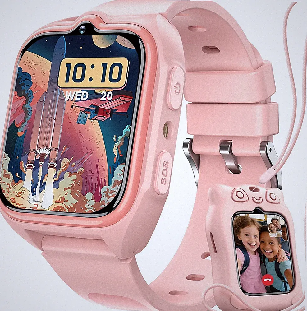 Smartwatch für Kinder GPS, 4G, SOS Notruf, Telefonanruf, Videoanrufe, Sprachchat