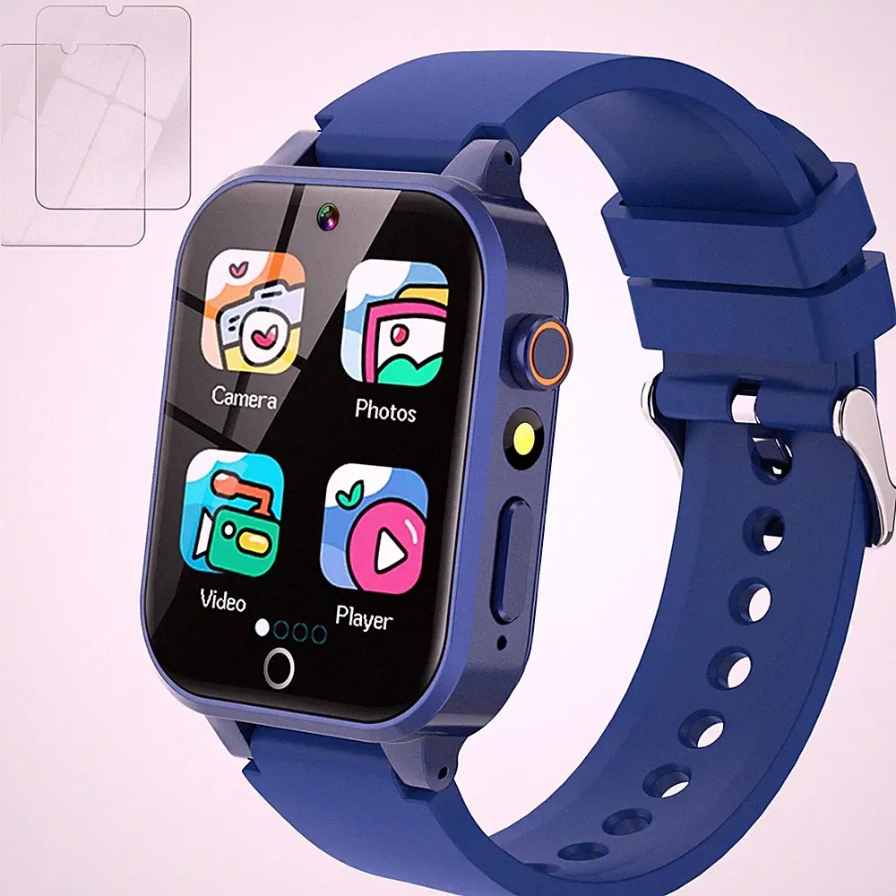 Smartwatch für Kinder mit 39 Puzzle Spielen HD Kamera MP3 Player Hörbuch Vide...