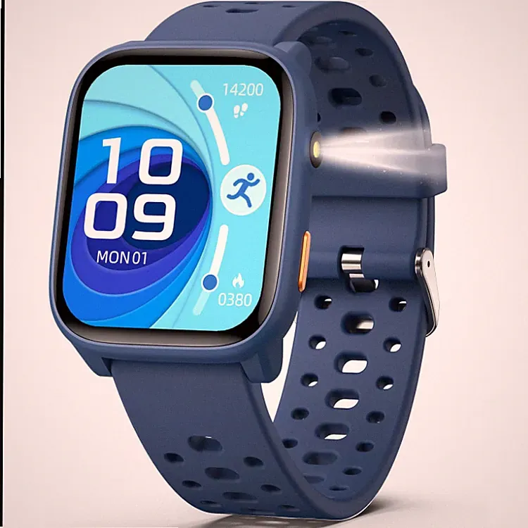 Smartwatch für Kinder mit Schrittzähler und Herzfrequenz, Blau, Fitness Tracker