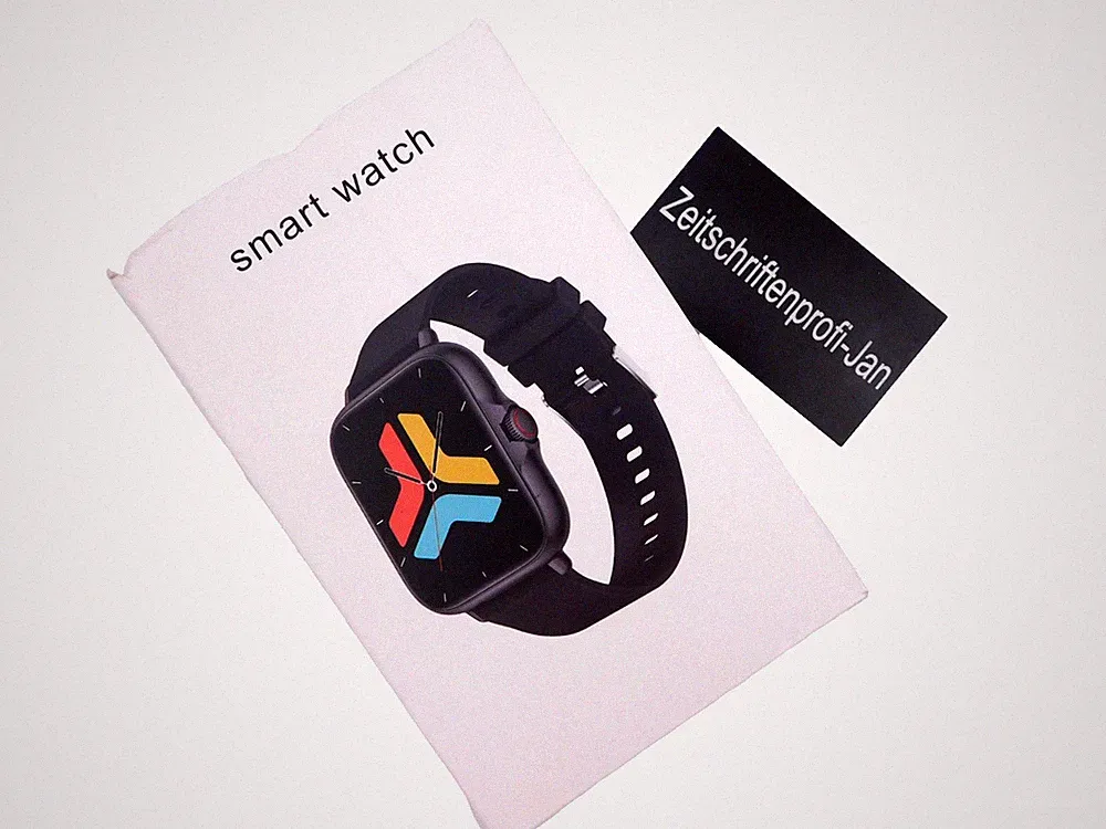 Smartwatch für Sport und Gesundheitsmanagement Farbe grau/Silber