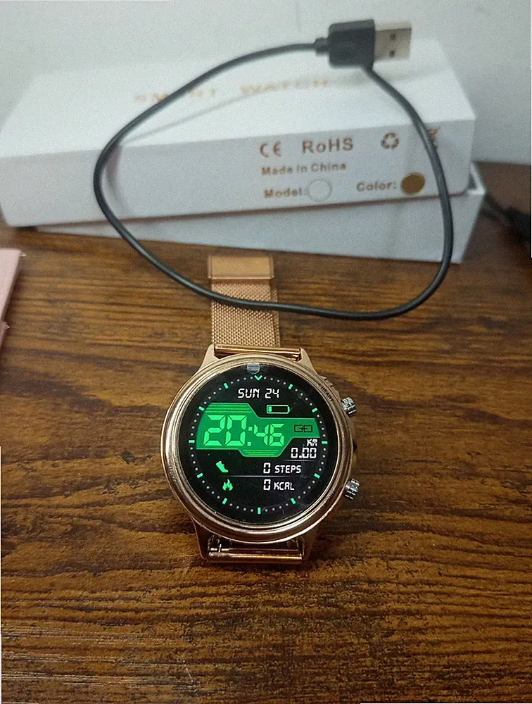 Metall Fitness-Smartwatch