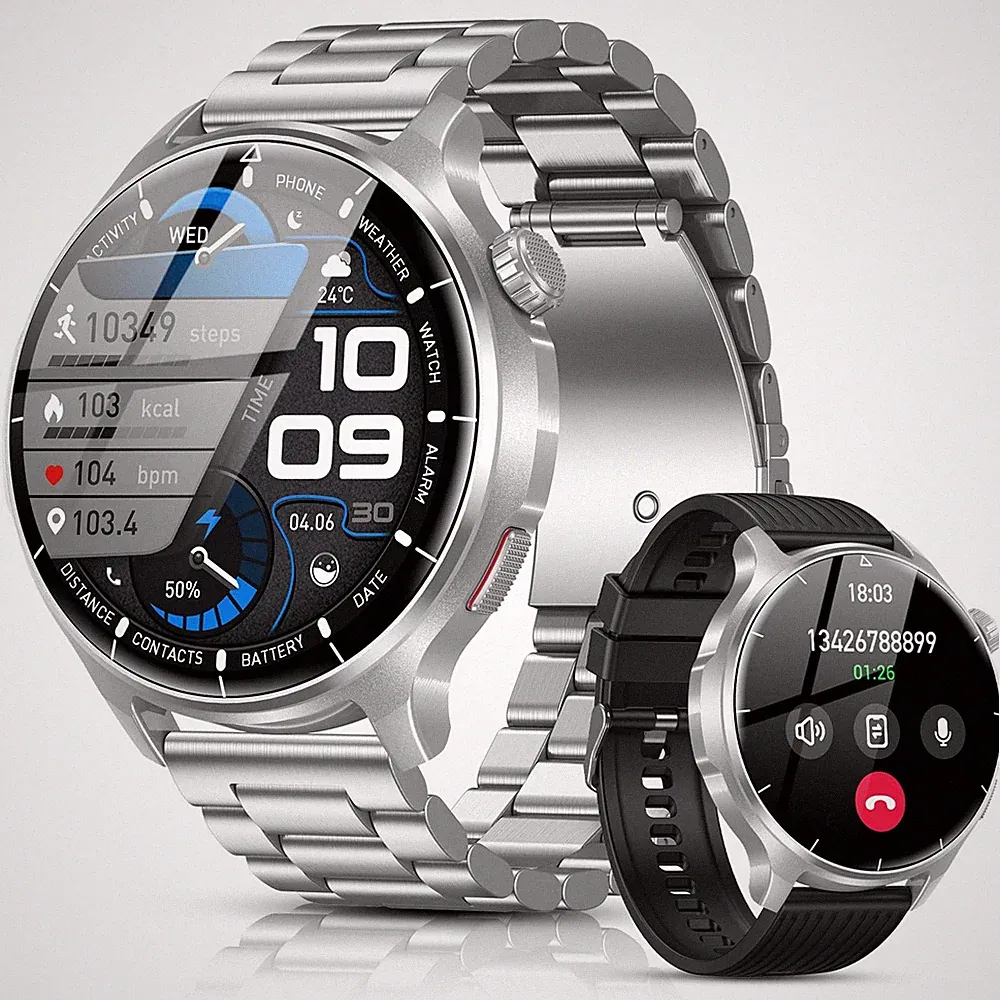 Smartwatch Herren 1000 mAh Akku/1,52" HD Touchscreen, mit Bluetooth Anrufe/11...