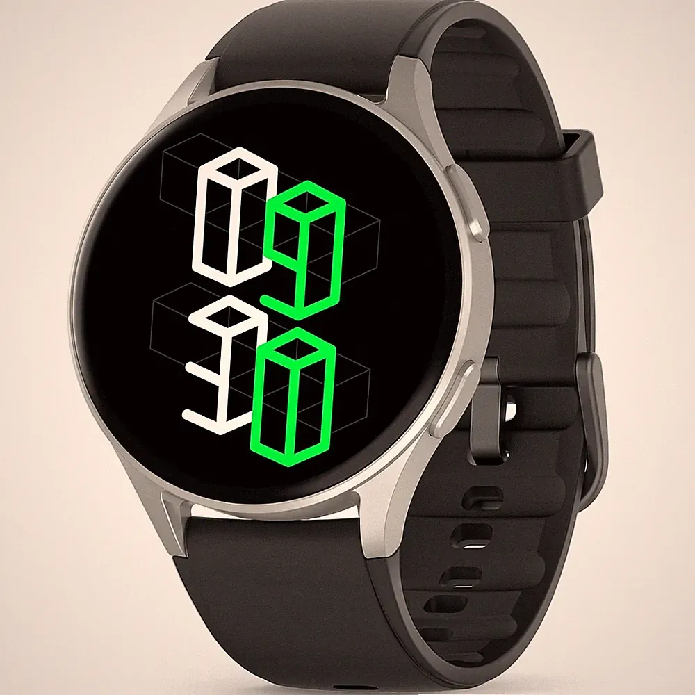 Smartwatch Herren Damen 1,32 Zoll AMOLED GPS Alexa Fitness Tracker