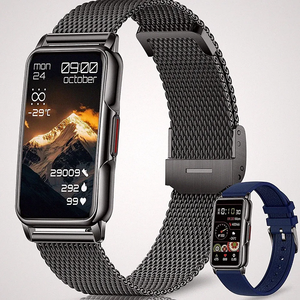 Smartwatch Herren Damen 1,47 Zoll HD Fitnessuhr Bluetooth Schrittzähler Schlaf