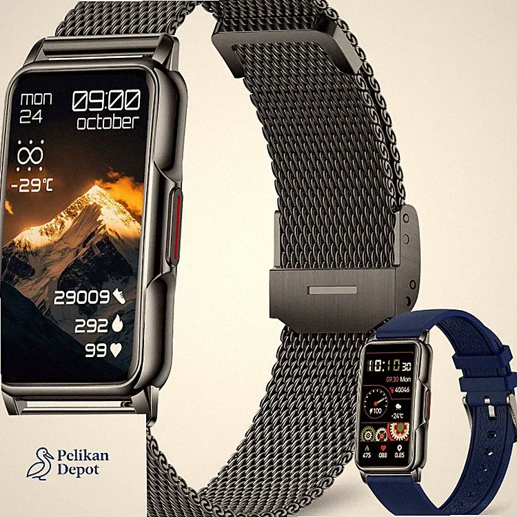 Smartwatch Herren Damen 1,47 Zoll HD Fitnessuhr mit Bluetooth Benachrichtigung