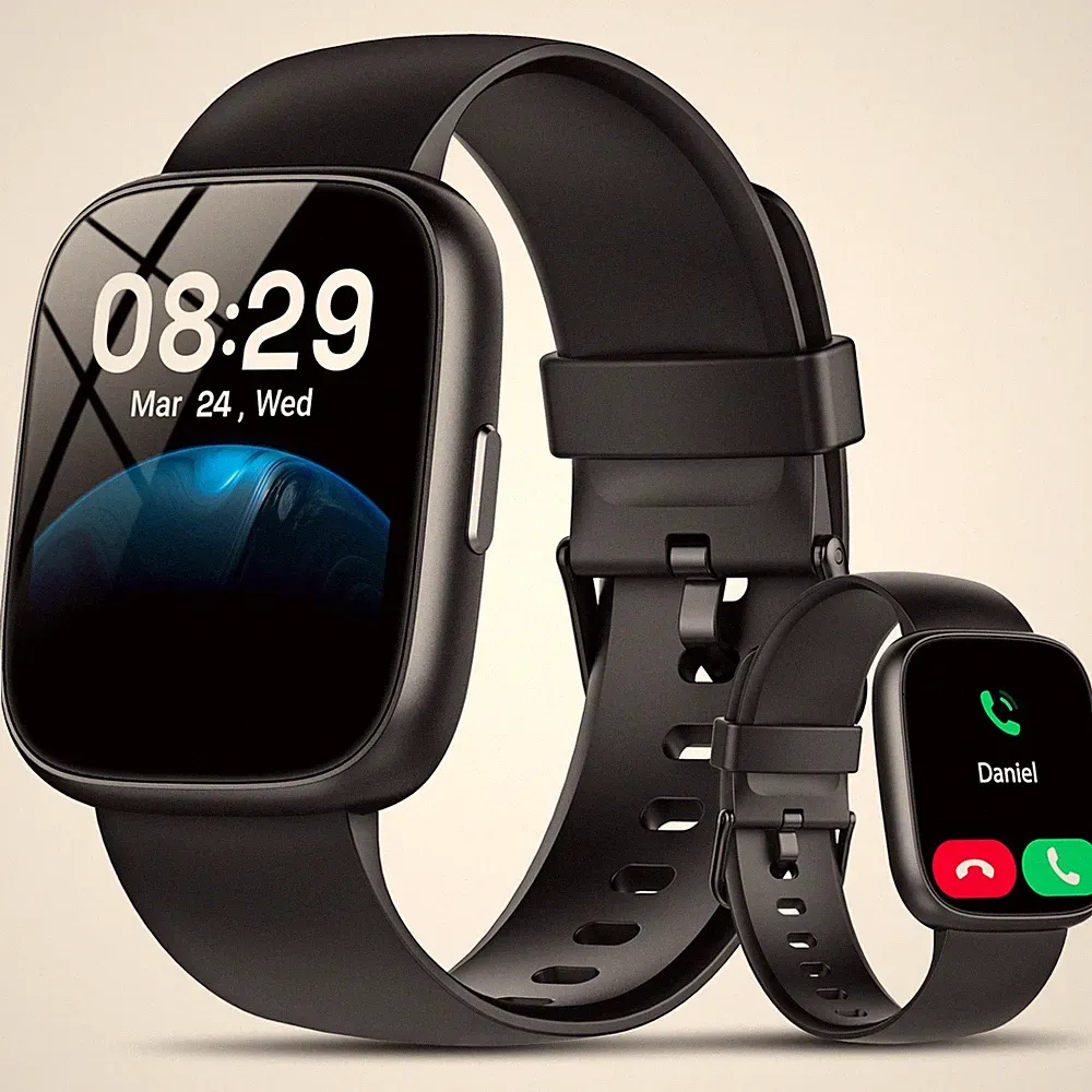 Smartwatch Herren Damen 1.83 Fitness Tracker mit Alexa/Bluetooth Anrufen 120