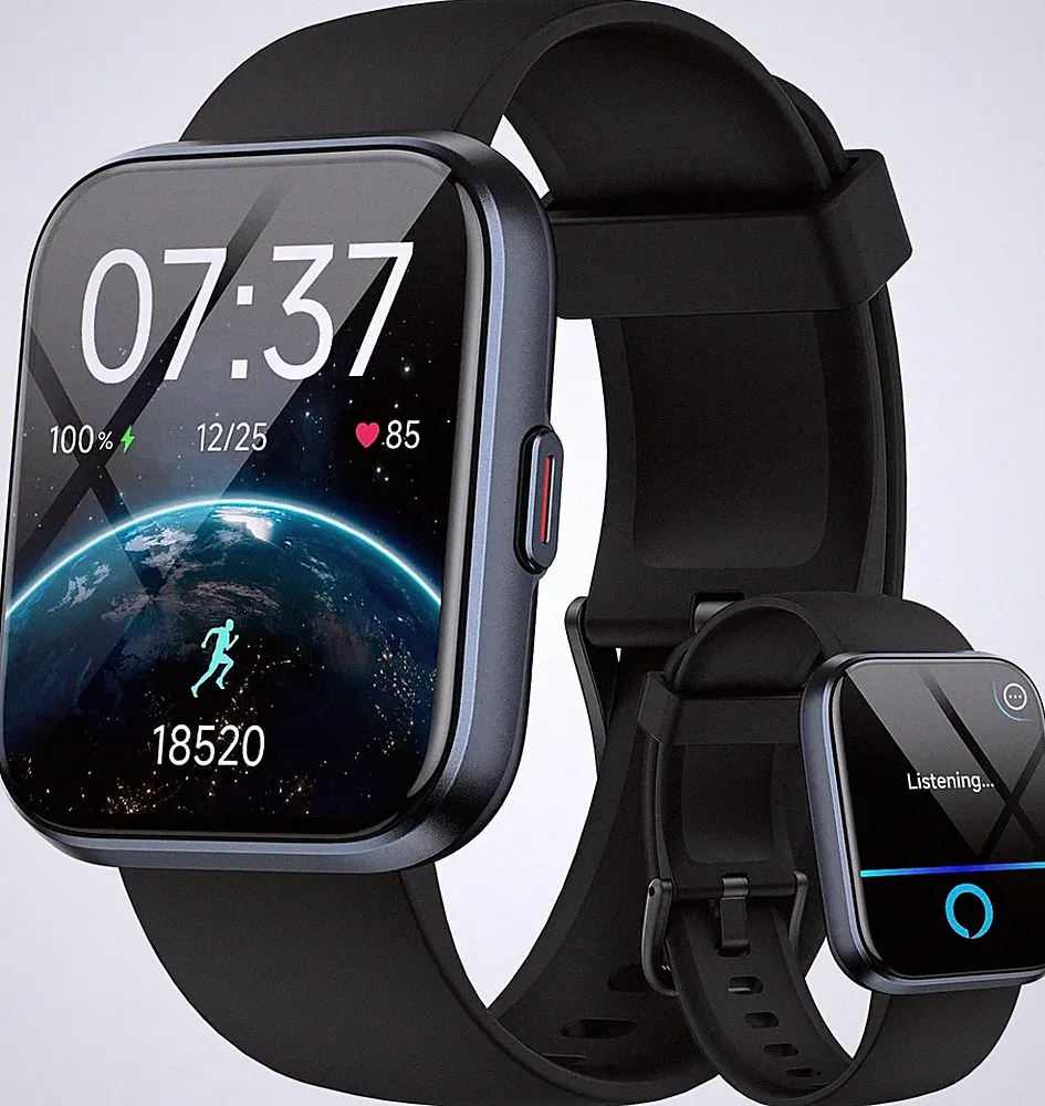 Smartwatch Herren Damen 1,85 HD Display 10 Tage Akku 3ATM Wasserd