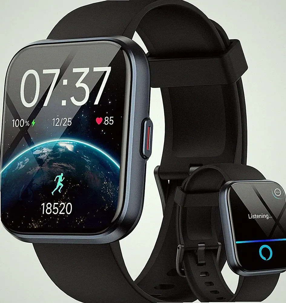 Smartwatch Herren Damen 1,85 HD Display 10 Tage Akku 3ATM Wasserd