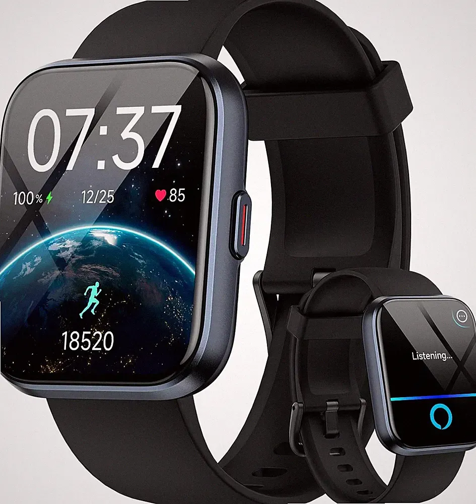 Smartwatch Herren Damen 1,85 HD Display 10 Tage Akku Wasserdicht Robust