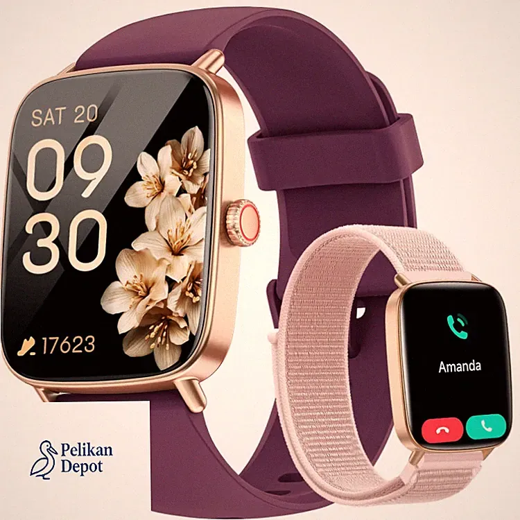 Smartwatch Herren Damen 1,85 Zoll HD Display Wasserdicht 1