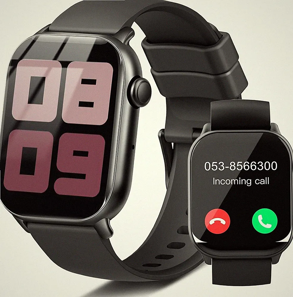Smartwatch Herren Damen, 1.96" HD Fitnessuhr mit Telefonfunktion Smart Watch