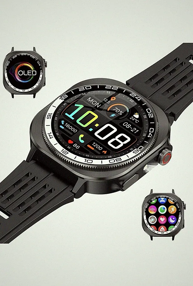 smartwatch damen rund