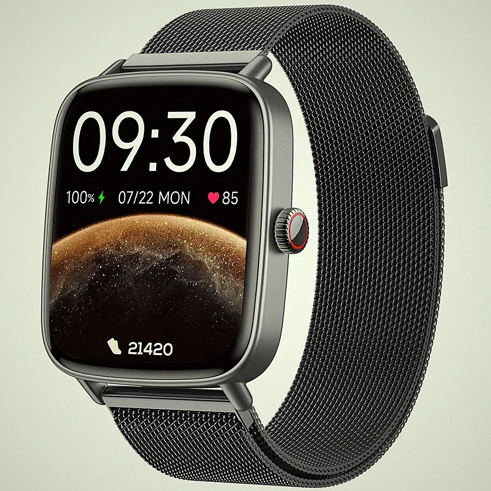 Smartwatch Herren Damen Fitnessuhr 100+ Sportmodi Herzfrequenz SpO2 Monitor 1,85