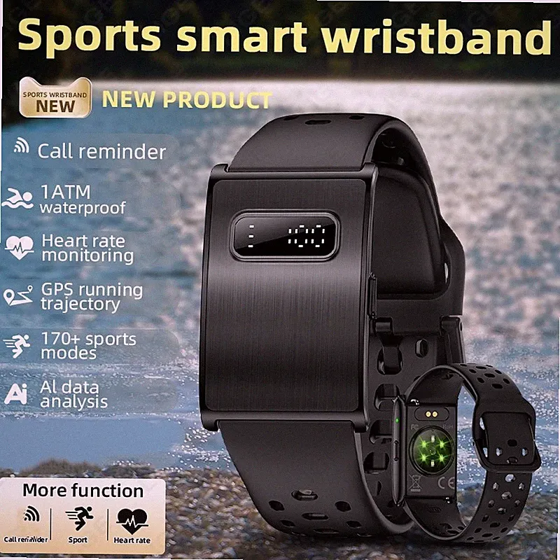 Smartwatch Herren Damen Herzfrequen Pulsuhr Schlaf Fitnessuhr für Android IOS