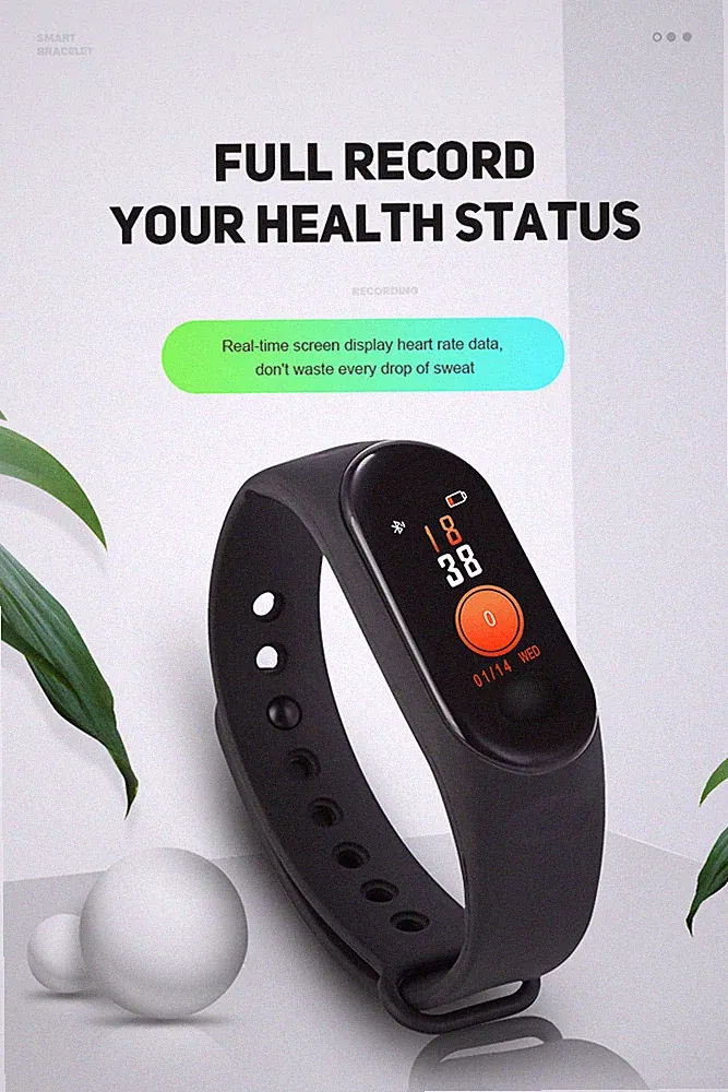 Smartwatch Herren Damen Herzfrequenz Blutdruck Fitness Tracker Smartwatch