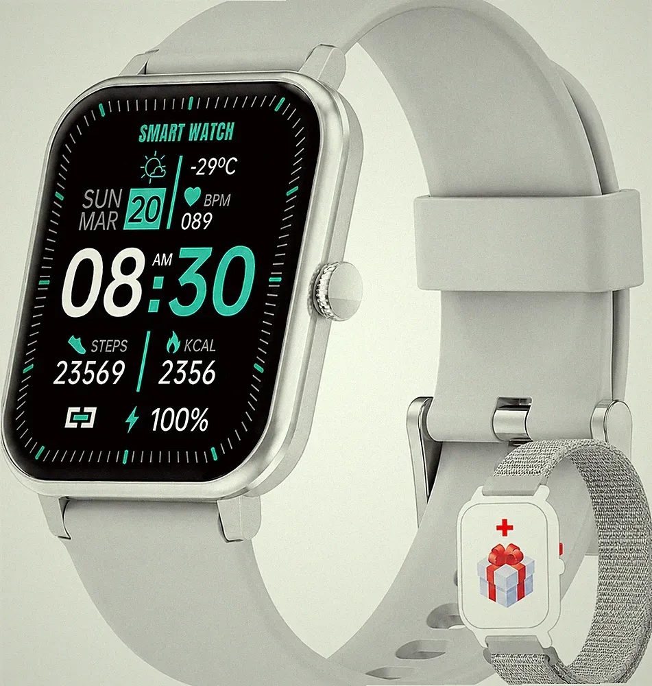 Smartwatch Herren Damen mit Bluetooth Anrufe Pulsmesser Schlafmonitor Fitnessuhr