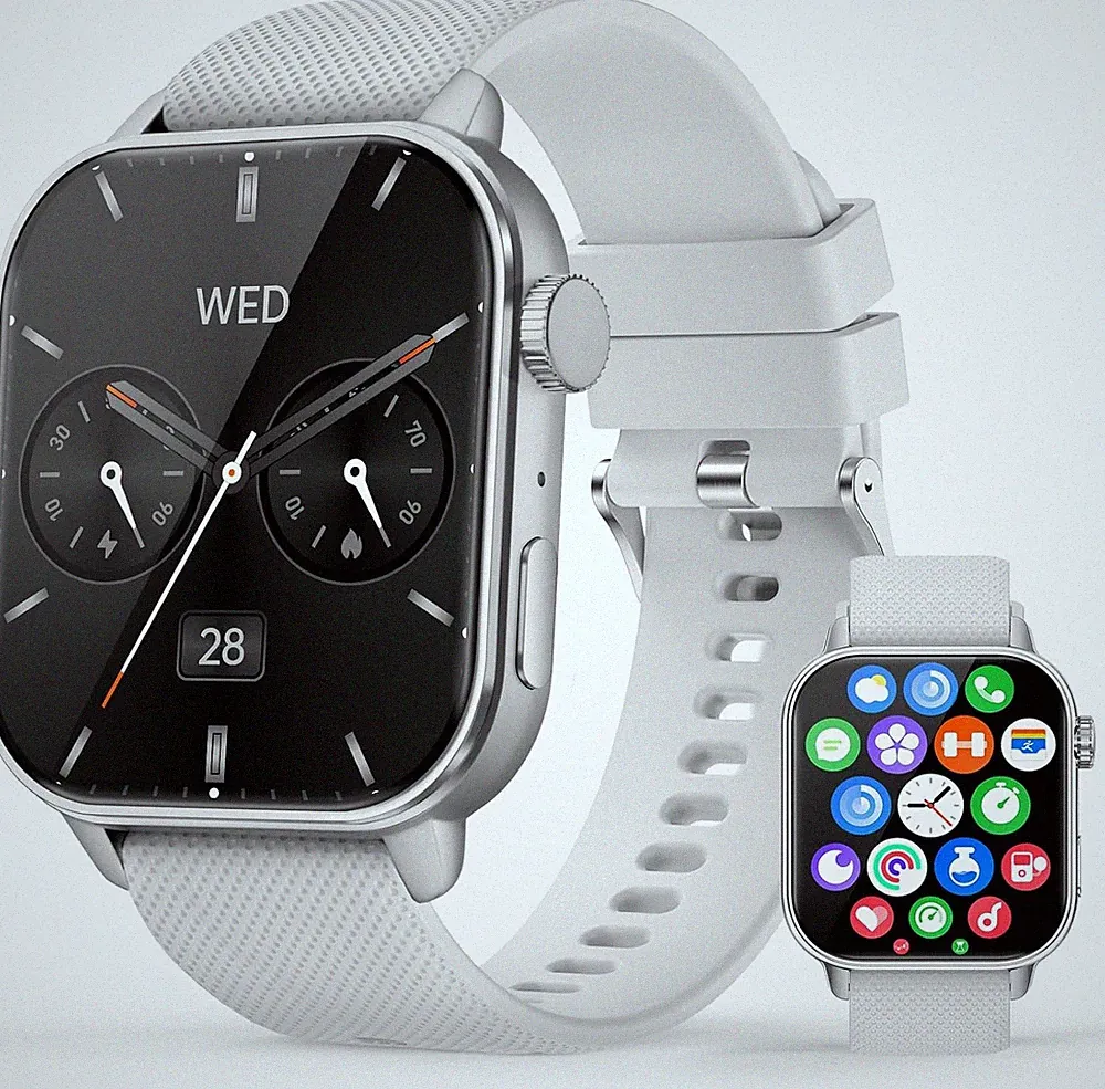 Smartwatch Herren Damen mit Telefonfunktion Armbanduhr für iOS Android Outdoor