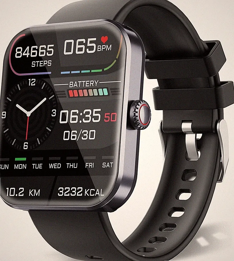 Smartwatch Herren Damen mit Telefonfunktion Armbanduhr iPhone Samsung Huawei LG