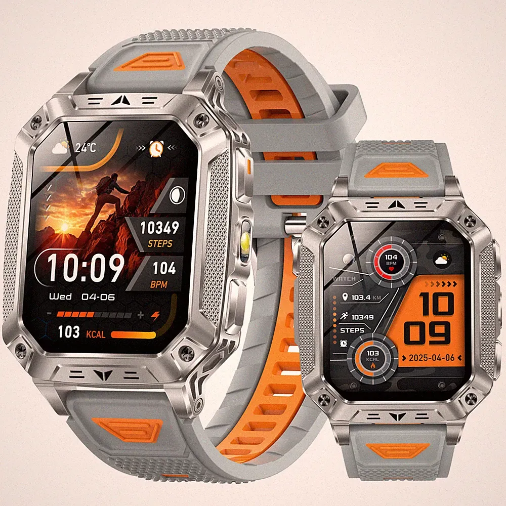 Smartwatch Herren Damen mit Telefonfunktion Armbanduhr Sportuhr für Android IOS