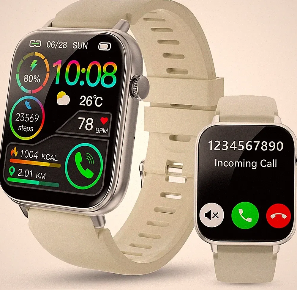 Smartwatch Herren Damen mit Telefonfunktion Armbanduhr Watch für Android IOS