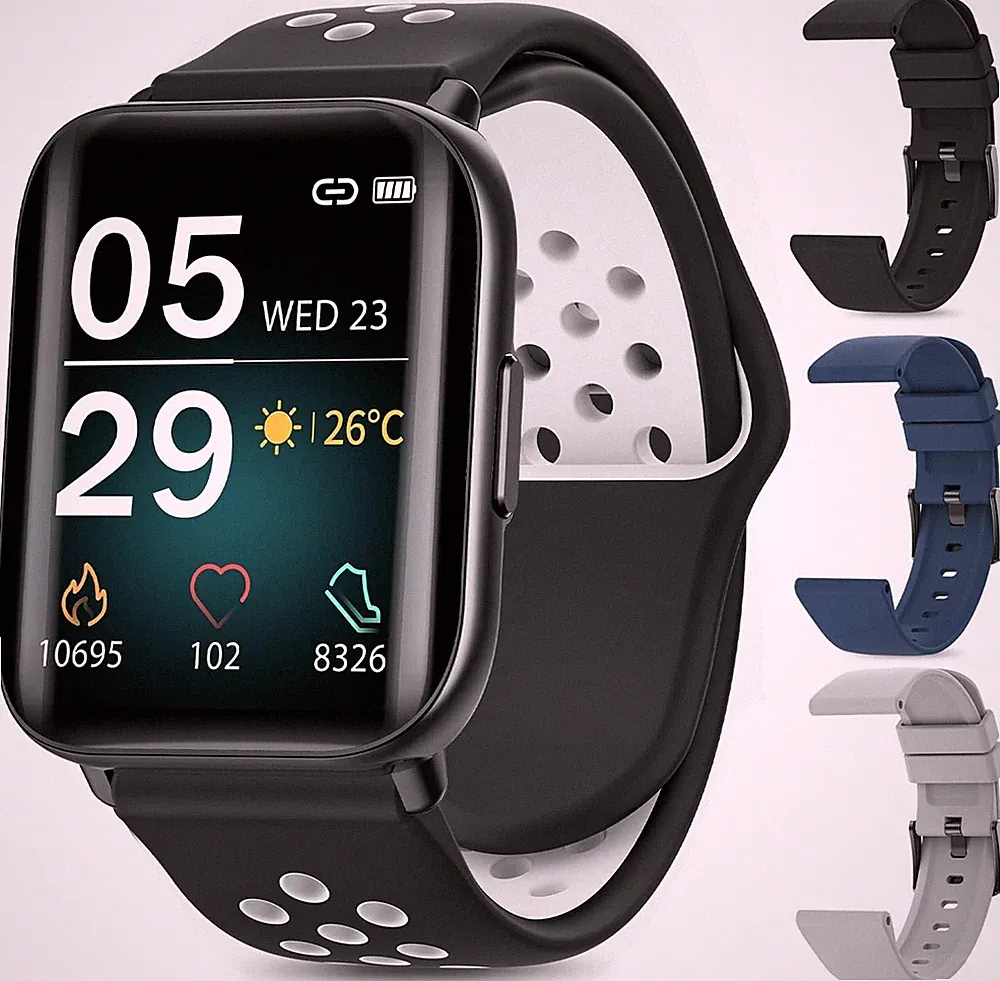 Smartwatch Herren Damen mit Telefonfunktion Armbanduhr Watch für iPhone Samsung