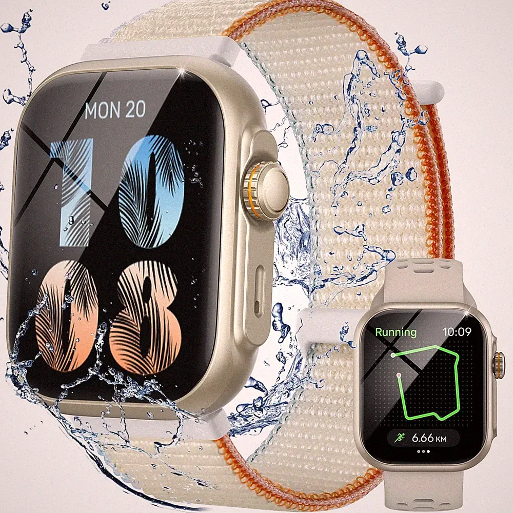 smartwatch damen silber
