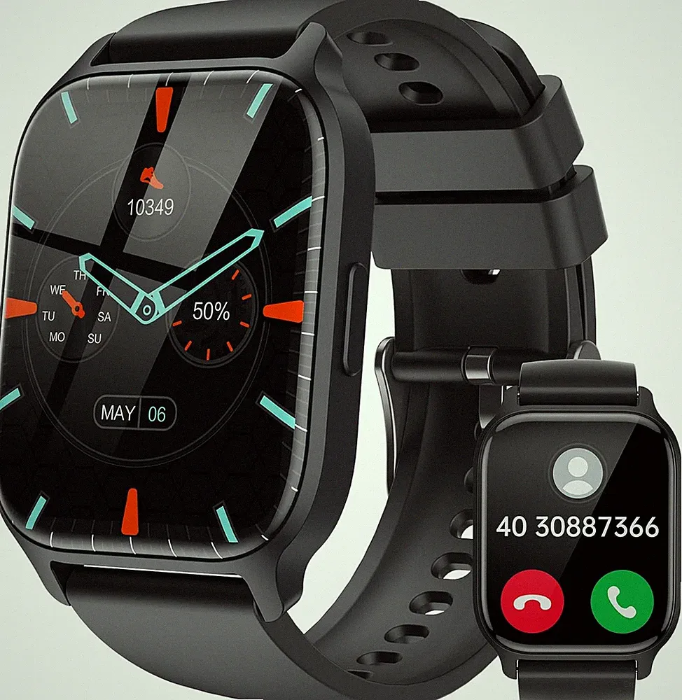 Smartwatch Herren Damen mit Telefonfunktion Sportuhr Armbanduhr für Android IOS