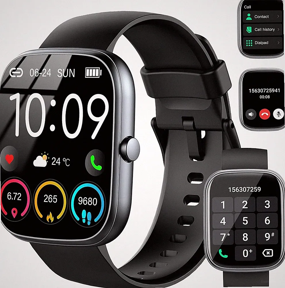 Smartwatch Herren Damen mit Telefonfunktion Sportuhr Armbanduhr Watch Uhr