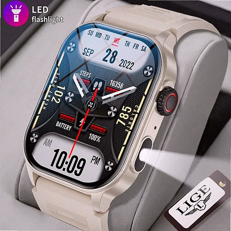 Smartwatch Herren Damen Telefonfunktion Fitnessuhr Schlaftracker Gym Armbanduhr