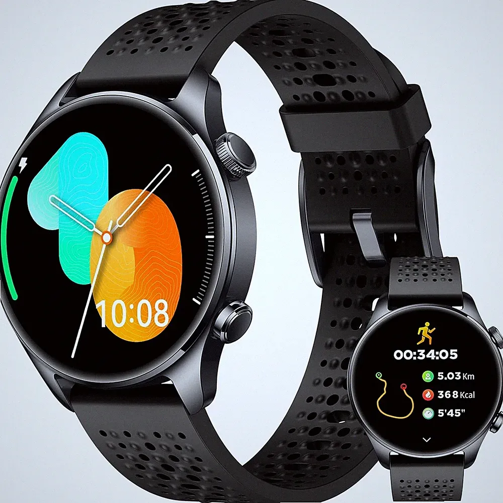 Smartwatch Herren GPS 30m wasserdicht Kompatibel mit Android iOS