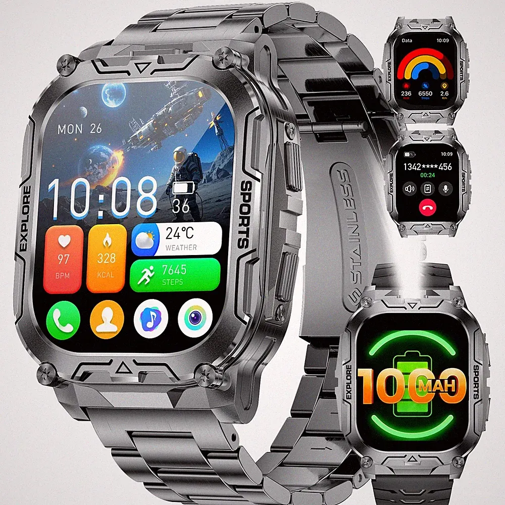 Single-Drücker Faltschließe Smartwatch