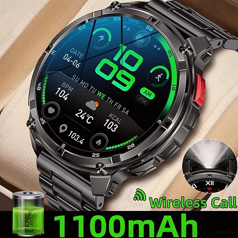 Smartwatch Herren Mit Telefonfunktion Pulsuhr Fitness Tracker 1.70" Touchscreen