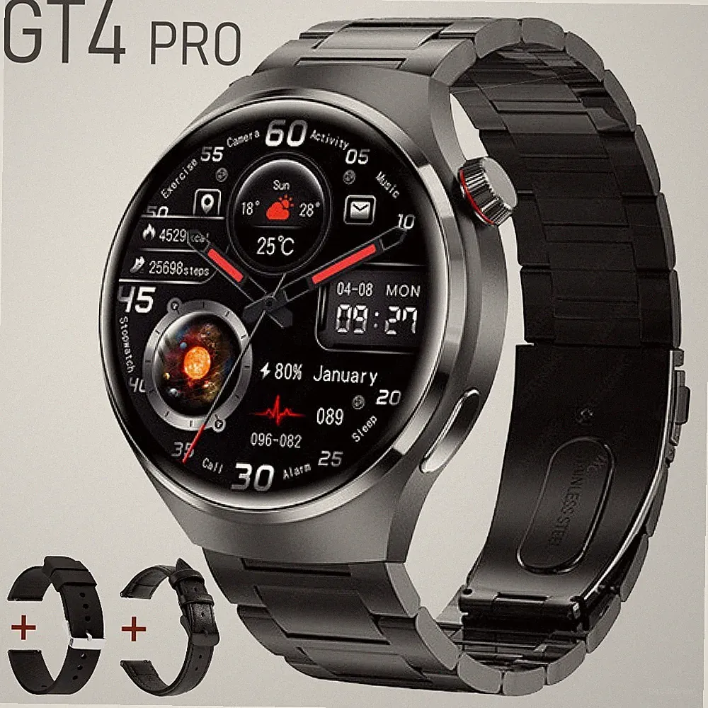 Smartwatch Herren mit Telefonfunktion, Sport, Vitalkontrolle, Outdoor, Fitness