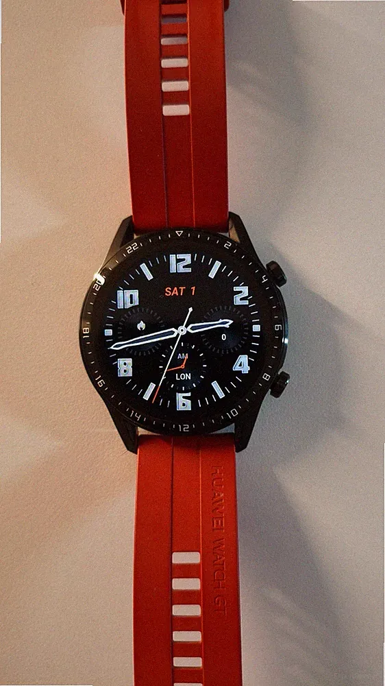 Smartwatch Huawei Modell GT2 Drm. 46 mm Armband orangefarben