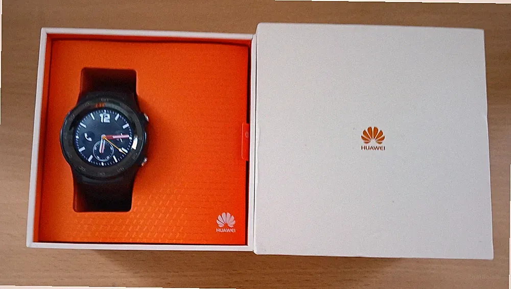 Smartwatch Huawei Watch 2 (4G/LTE) Leo-DLXX 44mm Carbon Schwarz mit OVP
