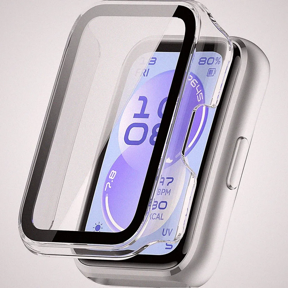 Smartwatch Hülle + 9H Schutzglas für Huawei Band 11 11 Pro / 11 NFC 11 Pro NFC