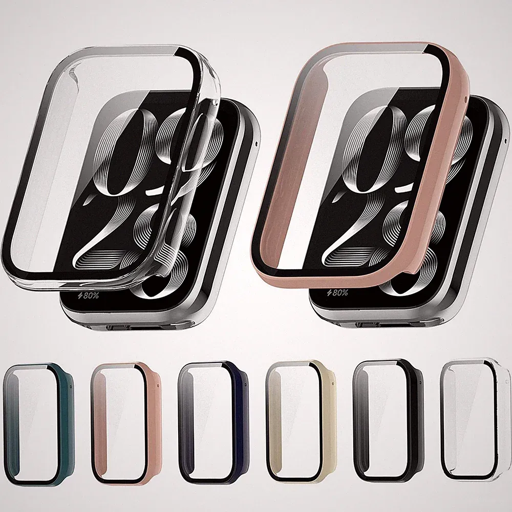 Smartwatch Hülle Schutzglas für Xiaomi Smart Band 10 Pro Full Cover Rundumschutz
