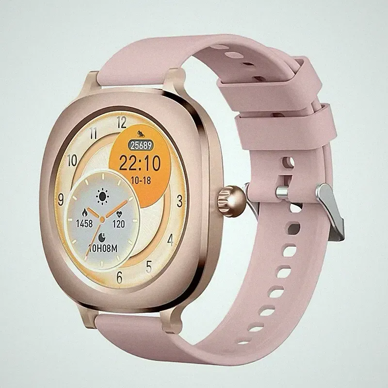 Smartwatch HW ONE 2025 Damen, Bluetooth Anruf,Touchscreen,Zwei Armbänder,Fitness