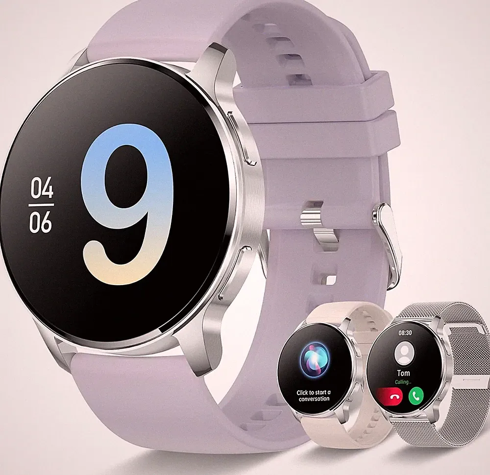 Smartwatch Iaret 1,32 Zoll Full Touch Farbbildschirm Fitness Tracker