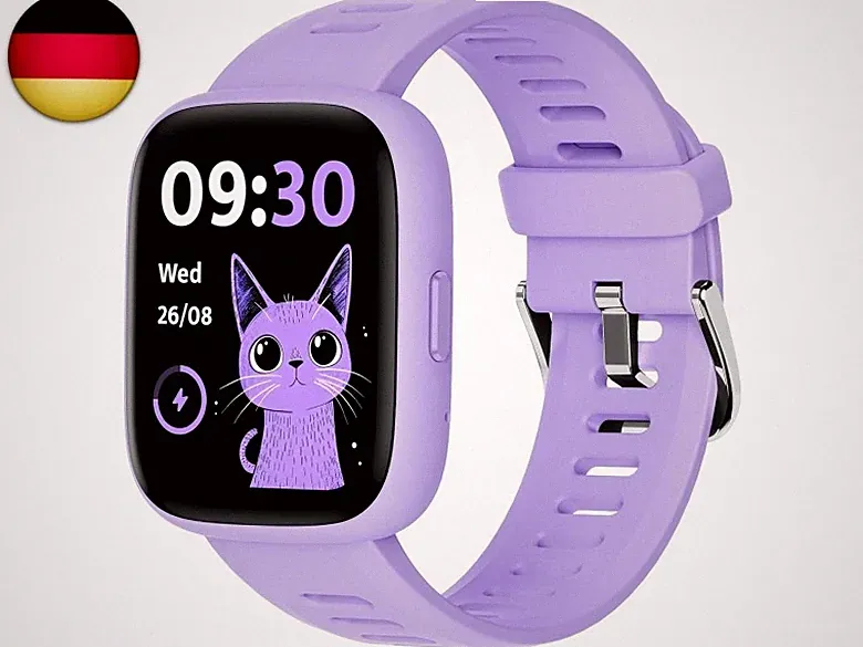 Smartwatch Kinder, 1,8" Smartwatch Uhr Schrittzähler, 24/7 Puls | IP68