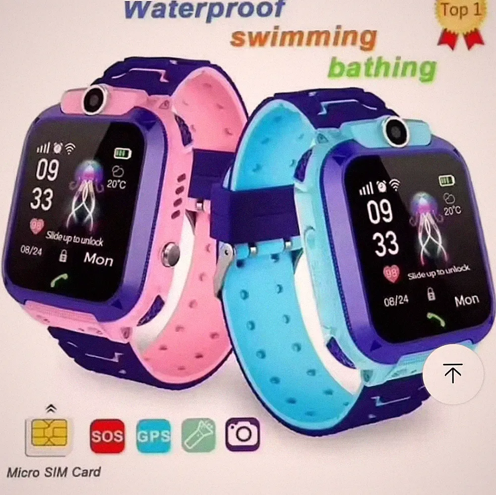 Smartwatch Kinder 4G mit LBS Standort, Kamera,SOS,Voice Chat und SIM-Karte