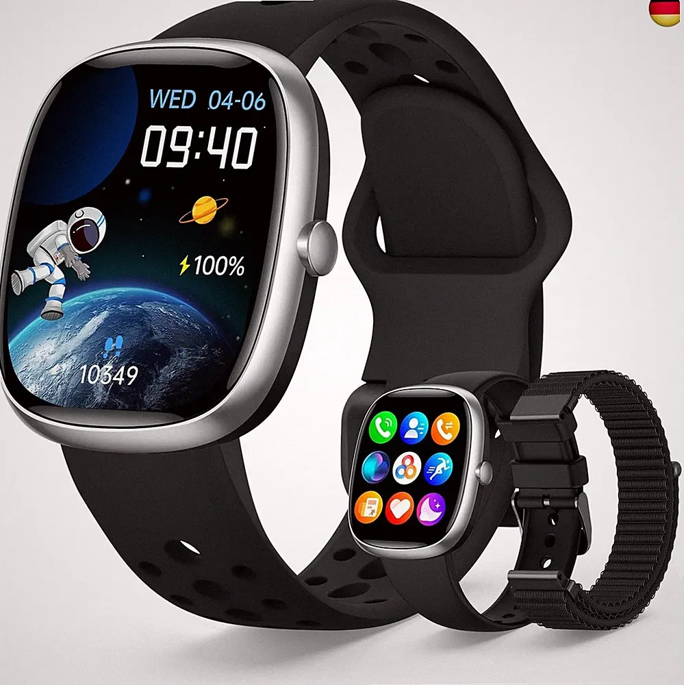 Smartwatch Kinder für Jungen Mädchen, Fitness Aktivitäts Tracker Uhr mit 100+ Sp