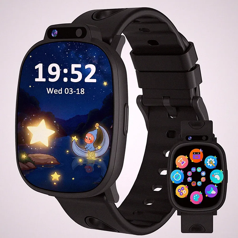 Smartwatch Kinder für Mädchen Jungen Geschenk mit 1,9" Gesicht 18 Spiel, Smar...