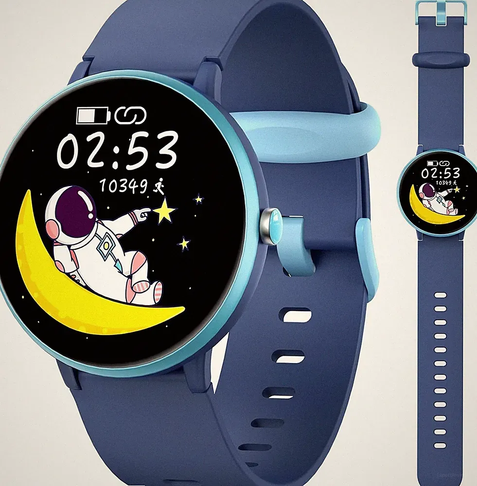 Smartwatch Kinder Jungen Mädchen, Aktivitäts Tracker Uhr IP68 wasserdichte, 19 S