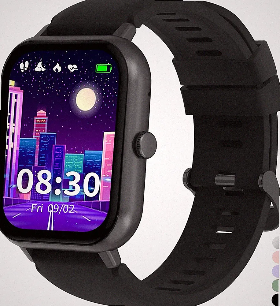 Smartwatch Kinder Jungen Mädchen Kinderuhr Herzfrequenz Schlaf Schrittzähler W